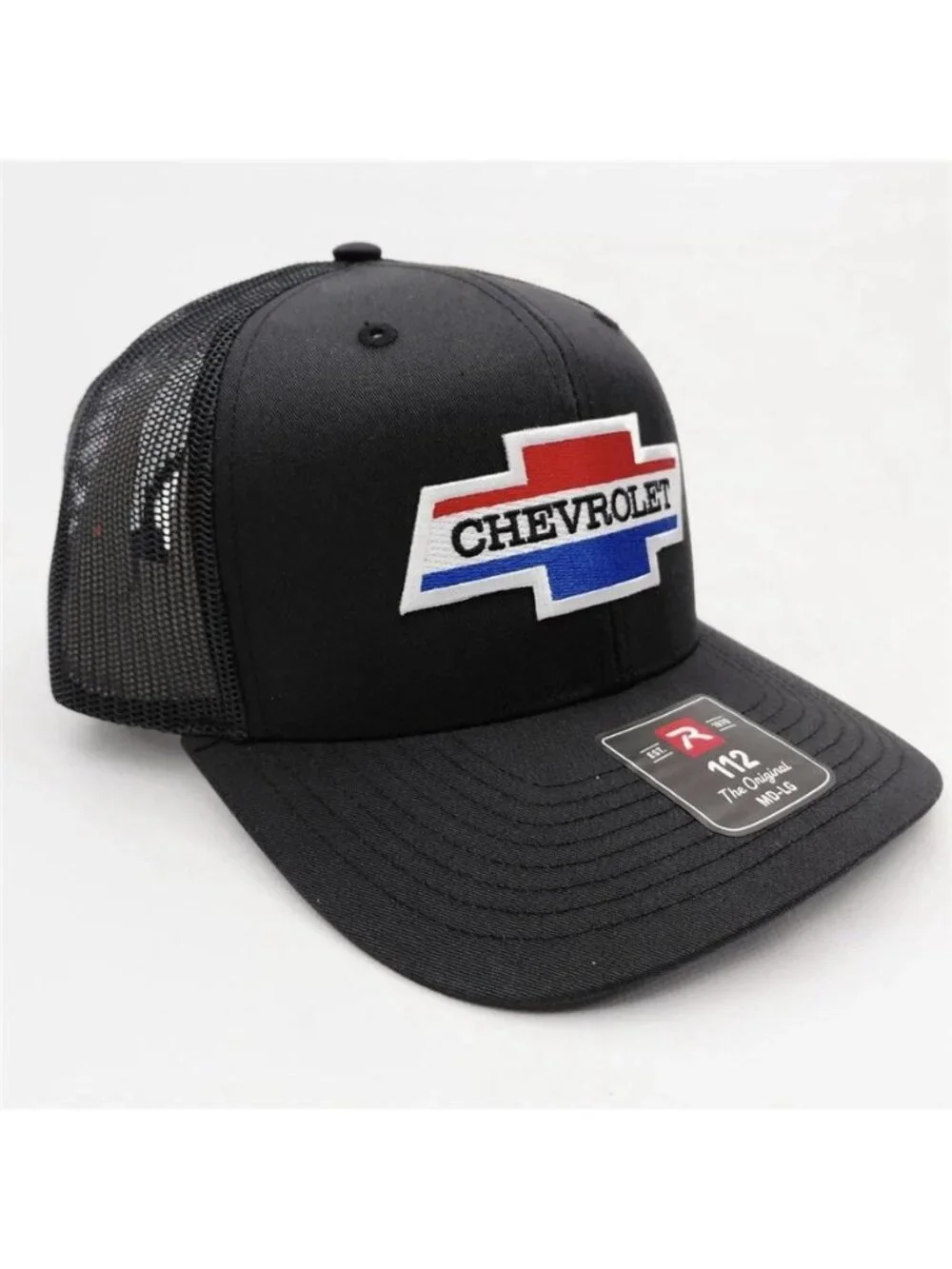 Retro Chevy Chevrolet Embroidered Patch Hat Richardson 112 Snapback Cap Bowtie